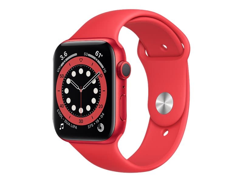 Apple Watch Series 6 (GPS) (PRODUCT) RED - red aluminium - smart watch with sport band - red - 32 GB