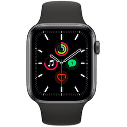 Apple Watch SE GPS 40mm (MYDP2HN/A) Aluminum Dial Smart Watch, Space Grey, Bluetooth, Wi-Fi, NFC, GPS