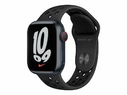Apple Watch Nike Series 7 (GPS + Cellular) 32 GB, anthracite/black midnight aluminium - smart watch with Nike sport band