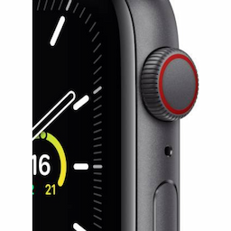 Apple Watch Nike SE (GPS) - Apace grey Aluminium, Anthracite/black, 32 GB, Smart watch with Nike sport band