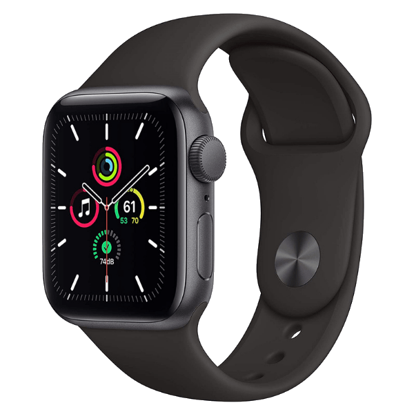 Apple Smart Watch (3H135HN/A) SE 40MM SE, Space Grey Aluminum Case with Black Sport Band