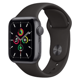 Apple Smart Watch (3H135HN/A) SE 40MM SE, Space Grey Aluminum Case with Black Sport Band