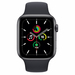 Apple Watch Nike SE (GPS) - Apace grey Aluminium, Anthracite/black, 32 GB, Smart watch with Nike sport band
