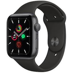 Apple Watch SE GPS 44mm (MYDT2HN/A) Space Gray Aluminum Dial Smart Watch, Wi-Fi, Bluetooth, GPS, Call Function