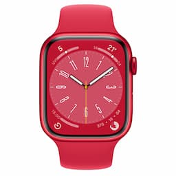 Apple Watch Series 8 GPS 45mm (PRODUCT)RED Aluminium Case with Sport Band - Regular