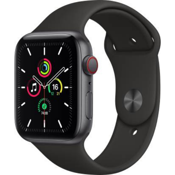 Apple Watch Nike SE (GPS) - Apace grey Aluminium, Anthracite/black, 32 GB, Smart watch with Nike sport band