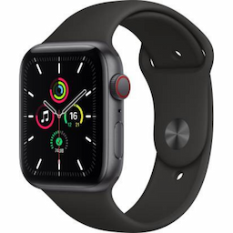 Apple Watch Nike SE (GPS) - Apace grey Aluminium, Anthracite/black, 32 GB, Smart watch with Nike sport band