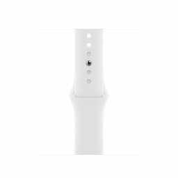 Apple Watch SE GPS 40mm Silver Aluminium Case with White Sport Band - Regular