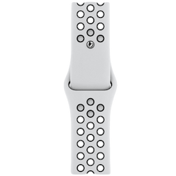 Apple Watch Nike SE (GPS) - silver aluminium - smart watch with Nike sport band - pure platinum/black - 32 GB