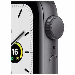 Apple Watch Nike SE (GPS + Cellular) - space grey aluminium - smart watch with Nike sport band - anthracite/black - 32 GB