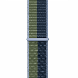 Apple Watch SE (GPS + Cellular) abyss blue/moss green - 32 GB, silver aluminium - smart watch with sport loop