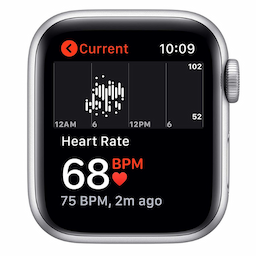 Apple (MKT63HN/A) Watch Nike SE (GPS + Cellular) - silver aluminium - smart watch with Nike sport band - pure platinum/black - 32 GB