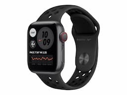 Apple Watch Nike SE (GPS + Cellular) - space grey aluminium - smart watch with Nike sport band - anthracite/black - 32 GB