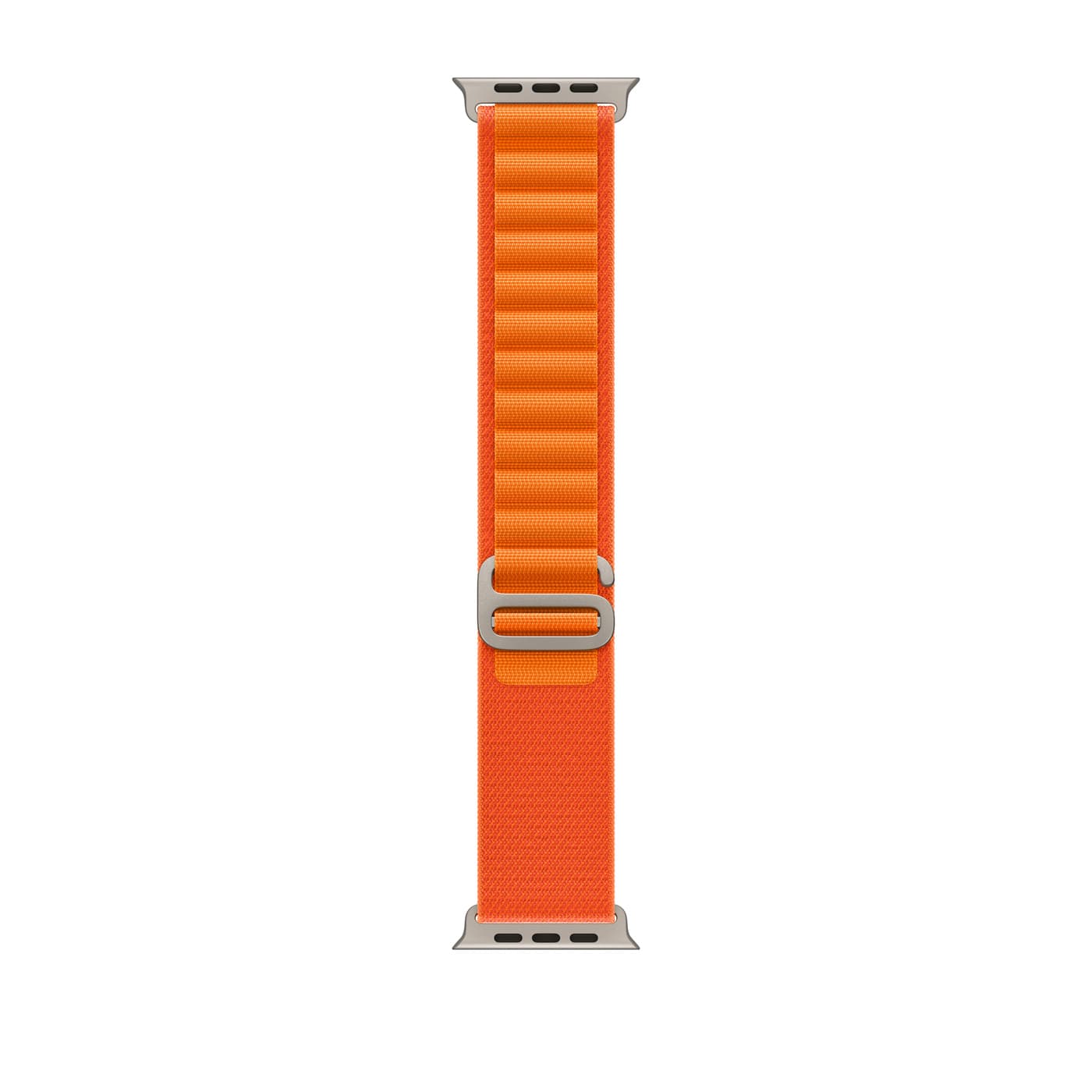 Apple (MQFM3HN/A) Watch Ultra GPS + Cellular, 49mm Titanium Case with Orange Alpine Loop -Large