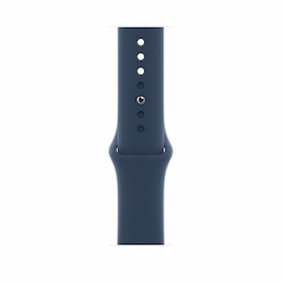 Apple Watch SE Smart Watch 44 mm Silver Aluminium Case with Sport Band And Abyss Blue - MKQ43HN/A