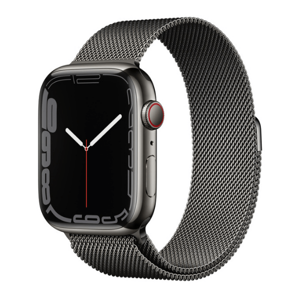 Apple (MKL33HN/A) Watch Series 7 Graphite Stainless Steel Case with Milanese Loop