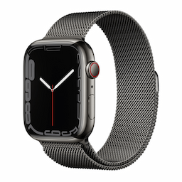 Apple (MKL33HN/A) Watch Series 7 Graphite Stainless Steel Case with Milanese Loop