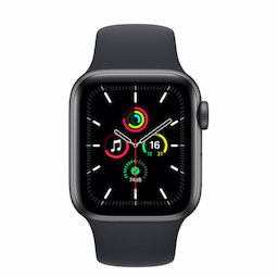 Apple Watch SE Smart Watch 40 mm Space Grey Aluminium Case with Sport Band And Midnight - MKQ13HN/A