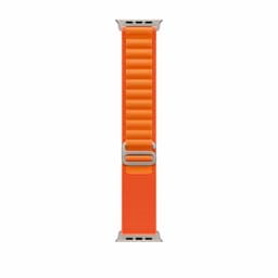 Apple (MQFL3HN/A) Watch Ultra GPS + Cellular, 49mm Titanium Case with Orange Alpine Loop -Medium
