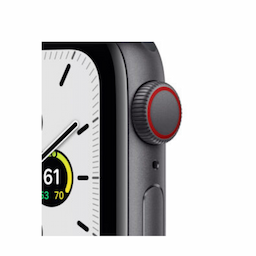 Apple Watch SE (GPS + Cellular) 40 mm Grey Aluminium Case with Sport Band - MKR33HN/A