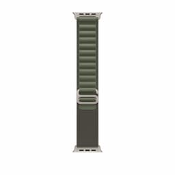 Apple (MQFP3HN/A) Watch Ultra GPS + Cellular, 49mm Titanium Case with Green Alpine Loop -Large
