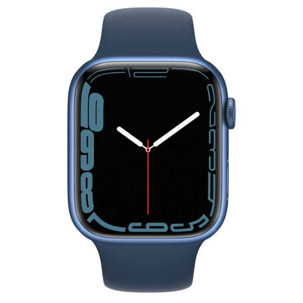 Apple Watch Series 7 GPS + Cellular 45 mm Blue Aluminium Case with Sport Band - MKJT3HN/A