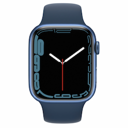 Apple Watch Series 7 GPS + Cellular 45 mm Blue Aluminium Case with Sport Band - MKJT3HN/A