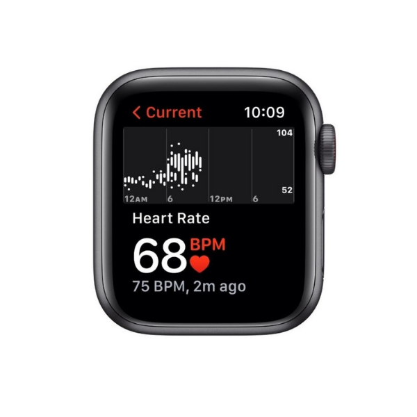 Apple Watch SE (GPS + Cellular) 40 mm Space Grey Aluminium Case with Sport Band - MKR23HN/A