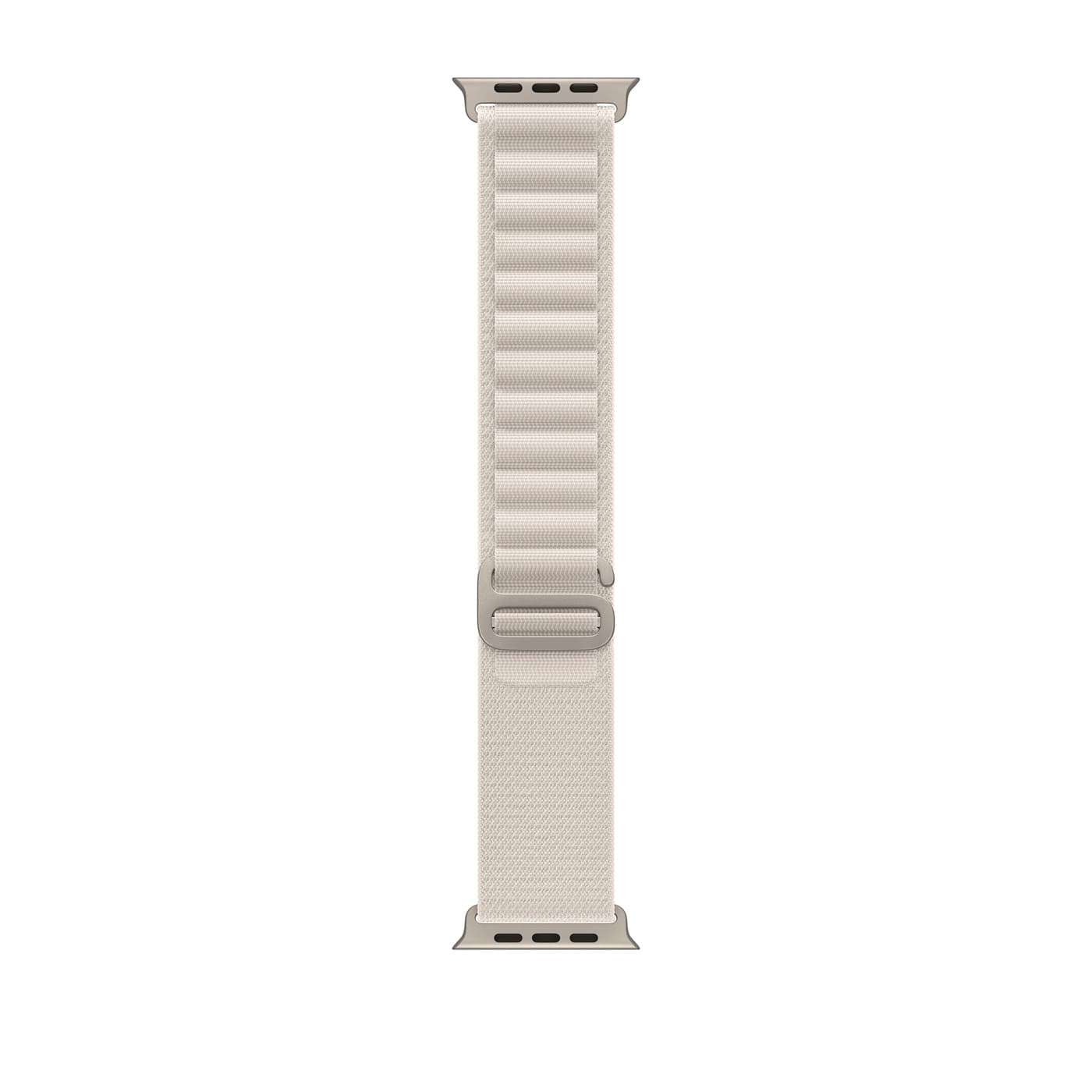Apple (MQFR3HN/A) Watch Ultra GPS + Cellular, 49mm Titanium Case with Starlight Alpine Loop - Medium