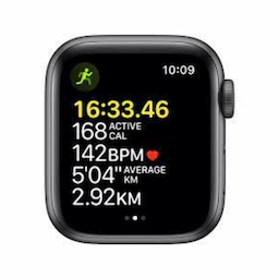 Apple Watch SE (GPS + Cellular) 40 mm Space Grey Aluminium Case with Sport Band - MKR23HN/A