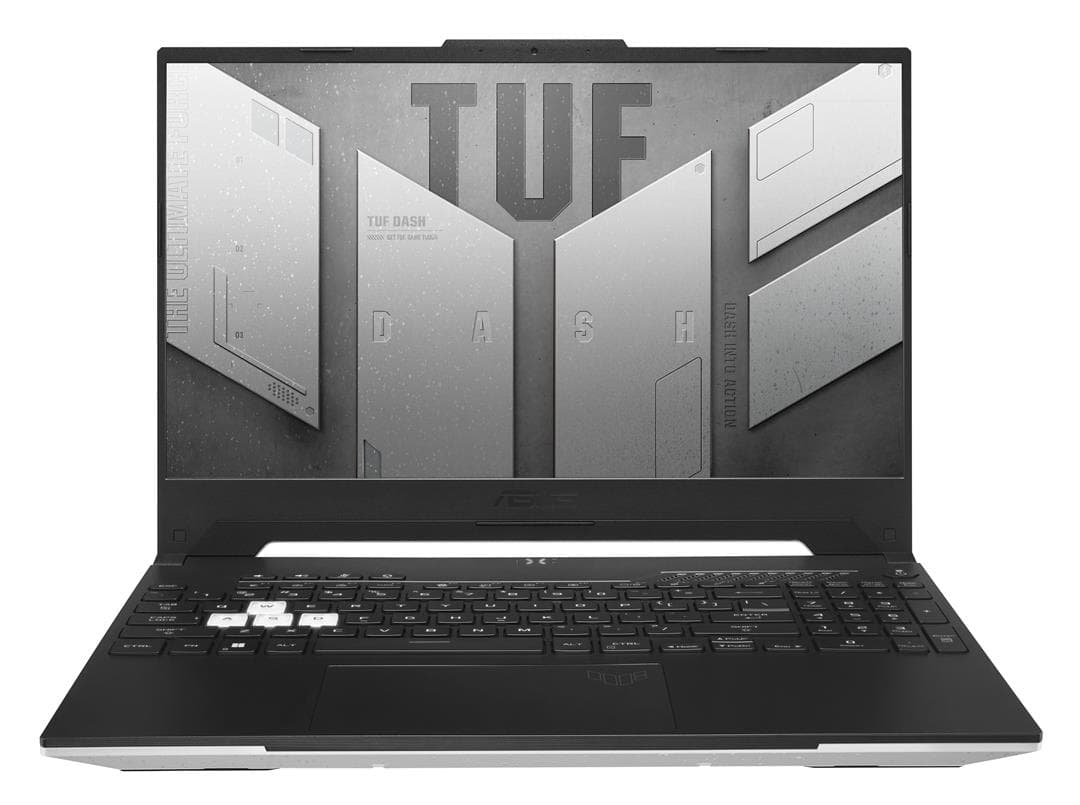 Asus TUF Dash F15 (FX517ZC-HN109WS) Gaming Laptop, Intel Core i7-12650H 12th Gen, 15.6 Inch, FHD 144Hz, 4GB GeForce RTX 3050 Graphics, 16GB, 1TB SSD, Windows 11 Office, Polar White