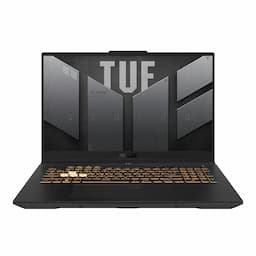 Asus TUF Gaming F17 (FX777ZE-HX052WS) Gaming Laptop, Core i7 12th Gen, 16 GB, 1 TB SSD, Windows 11 Home, 4 GB Graphics, RTX 3050 Ti, 144 Hz, 17.3 Inch, Jaeger Gray