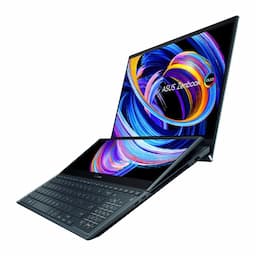 Asus Zenbook Pro Duo 15 OLED (UX582ZM-H901WS), 12th Gen Intel, 15.6 Display, Intel Core i9-11900H, 32GB RAM, 1TB SSD, GeForce RTX 3060, Windows 11 Pro.