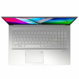 Asus VivoBook ultra (K15 K513EA-L703WS) Transparent Silver, Intel i7-1165G7, 8GB DDR4, 1TB HDD + 256GB PCIe 3.0 SSD, 15.6-inch, Intel Iris Xe Graphics, FingerPrint, Backlit Chiclet Keyboard, Windows 11 Home Office Home