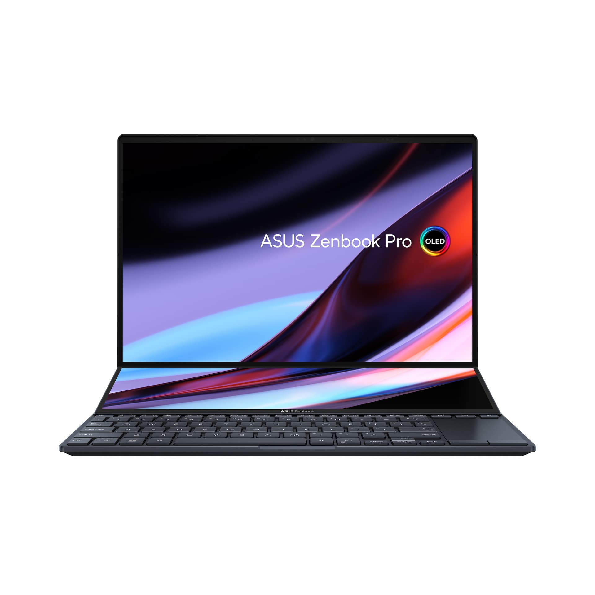 Asus Zenbook Pro 14 Duo OLED (UX8402ZA-M501WS) Tech Black Thin and Dual Screen Laptop, Intel EVO Core i5 12th Gen, 16GB RAM, 512GB SSD, 14.5 inch, Touch Panel, 1.70 Kg, Windows 11 Home with MS Office