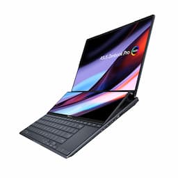 Asus Zenbook Pro 14 Duo OLED (UX8402ZA-M501WS) Tech Black Thin and Dual Screen Laptop, Intel EVO Core i5 12th Gen, 16GB RAM, 512GB SSD, 14.5 inch, Touch Panel, 1.70 Kg, Windows 11 Home with MS Office