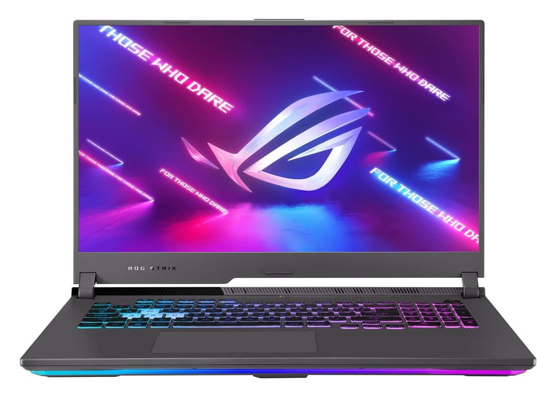 Asus ROG Strix G17 (90NR05B2-M001K0) AMD Ryzen 7 4800H 4th Gen, 16GB DDR4, 1TB SSD, NVIDIA GeForce RTX 3050 4GB GDDR6, 17.3-inch Display, Windows 11 Home
