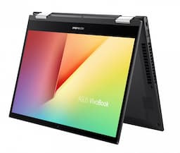 Asus VivoBook Flip 14 (TP470EA-EC302WS) Black 2-in-1 Laptop , Intel Core i3-1115G4 11th Gen, 8GB RAM, 256GB SSD, 14-inch (35.56 cm) FHD Touch, Integrated Graphics, 1.5 Kg, Windows 11
