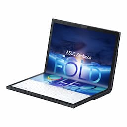 Asus Zenbook 17 Fold OLED(UX9702AA-MD023WS) Tech Black Thin and Light Laptop, Intel EVO Core i7 12th Gen, 17" (43.94 cm) 2.5K OLED Touch, 16GB RAM, 1TB SSD, Alexa, Face Login, 1.5 Kg, Windows 11 MS Office 2021