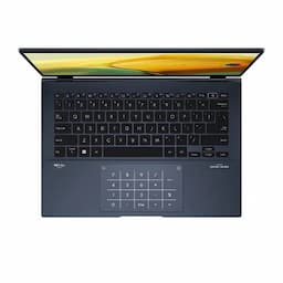 Asus Zenbook 14 OLED (UX3402ZA-KN531WS) Blue Thin and Light Laptop, 14" (35.56 cms), 11th Gen Intel Core i9-11900H, 16GB RAM, 512GB SSD, 1.39 kg, Windows 11 & Office 2021