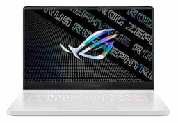 Asus ROG Zephyrus G15 (GA503RM-HQ057WS) Gaming Laptop, Ryzen 9 Octa Core 6900HS, 16 GB, 1 TB SSD, 6 GB Graphics, 15.6 Inch, Moonlight White, Windows 11.