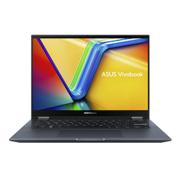 Asus Vivobook S14 Flip (TN3402YAB-LZ541WS) Quiet Blue Laptop, AMD Ryzen 5 7530U , 16GB (8x2) DDR4, 512GB PCIe 3.0 SSD, 14.0-inch WUXGA (1920 x 1200) 16:10, AMD Radeon Graphics, FingerPrint, Backlit KB , Windows 11 Home with MS Office
