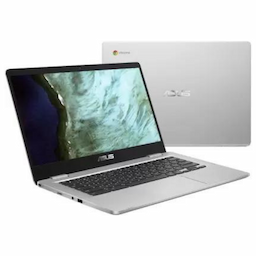 Asus Chromebook C423NA-BV0523 Intel Celeron Dual Core 4 GB RAM 64 GB SSD 14" Chrome OS Silver