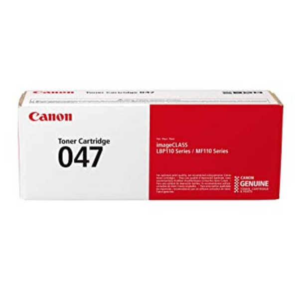 Canon Genuine 047 Black Toner Cartridge (2164C003AA)