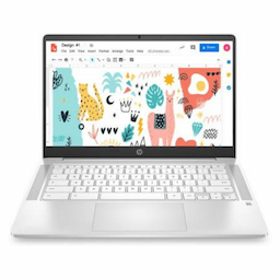 HP 14A-NA0002TU (2Z326PA#ACJ) Chromebook 14, 4 GB RAM 64 GB, Chrome OS 14a- na0002TU Chromebook 14 inches - Ceramic White