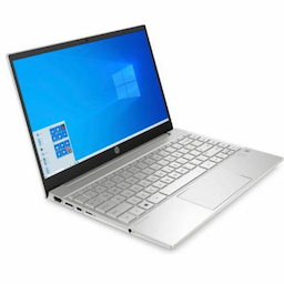 HP (4J0X9PA#ACJ) Pavilion Ryzen 7 Octa Core 5700U 16 GB 512 GB SSD Windows 10 Home 2 GB Graphics 14-EC0007AX Thin and Light Laptop 14 inch, Natural Silver, 1.41 kg