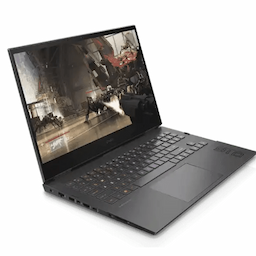 HP Omen 16-c0138AX Ryzen 7 Windows 10 Home Thin and Light 16GB RAM 512GB SSD NVIDIA GeForce RTX 3050 Ti + 4GB Graphics MS Office 40.9cm 4A3E3PA#ACJ Mica Silver, 16-c0138AX