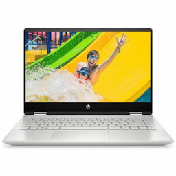 HP (533U2PA#ACJ) Pavilion x360 Core i7 10th Gen - 16 GB 512 GB SSD Windows 10 Home 2 GB Graphics 14-DY1013TU 2 in 1 Laptop 14 inch, Mineral Silver, 1.59 kg, With MS Office