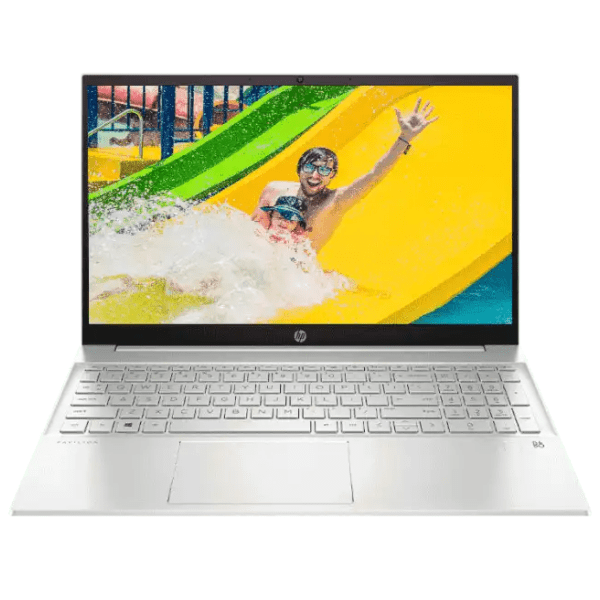 HP 4X7E6PA#ACJ Pavilion 15 Laptop - 15-EH1101AU - 8GB RAM, 512 GB SSD, AMD Ryzen 5 Hexa Core, 15.6 Inches, Windows 11, Natural Silver