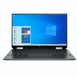 HP (2H3T8PA#ACJ) Spectre x360 13-aw2069TU Core i7 11th Gen Windows 10 Professional 2-in-1 Laptop 16GB RAM 1TB SSD Intel Iris Xe Graphics MS Office, 33.78cm, Poseidon Blue Aluminum